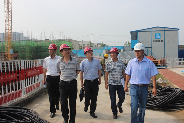 詹先豪、楊曉彬一行到濱湖項(xiàng)目指導(dǎo)工作