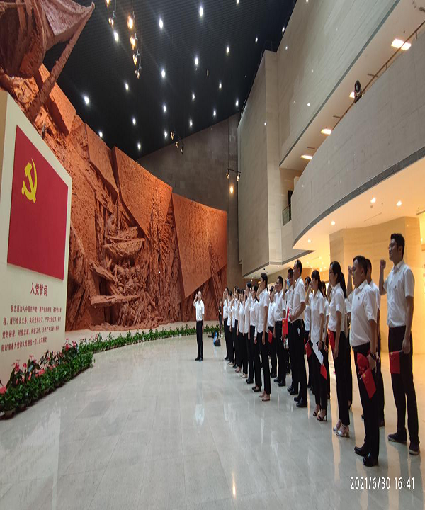 徽鹽地產集團開展“追憶歷史，重溫入黨志愿書”主題活動